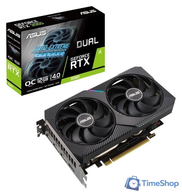 Видеокарта ASUS Dual GeForce RTX 3060 V2 OC 12GB GDDR6 DUAL-RTX3060-O12G-V2 - Изображение №11 — Интернет-магазин Time-Shop