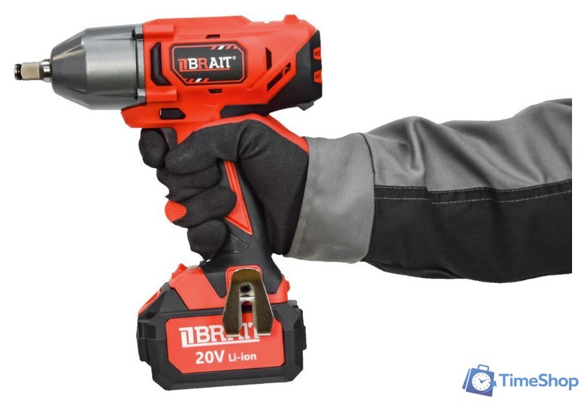 Гайковерт Brait BCIW20-4-400PU Pro 21.01.205.101 (с 1-им АКБ, кейс) - Изображение №4 — Интернет-магазин Time-Shop