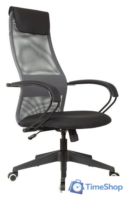 Офисное кресло Бюрократ CH-607 (темно-серый TW-04/черный Neo Black) - Изображение №1 — Интернет-магазин Time-Shop