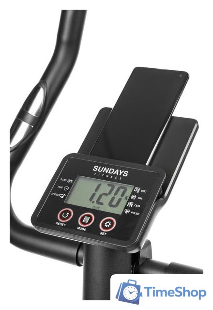 Велотренажер Sundays ES-8301 (белый) - Изображение №4 — Интернет-магазин Time-Shop