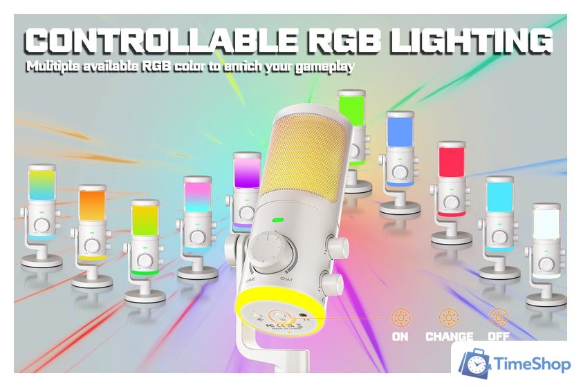 Проводной микрофон FIFINE AM6 (белый) - Изображение №6 — Интернет-магазин Time-Shop