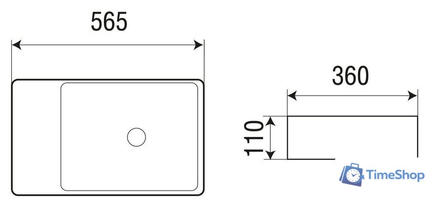 Умывальник WeltWasser Elbach 2263 - Изображение №4 — Интернет-магазин Time-Shop