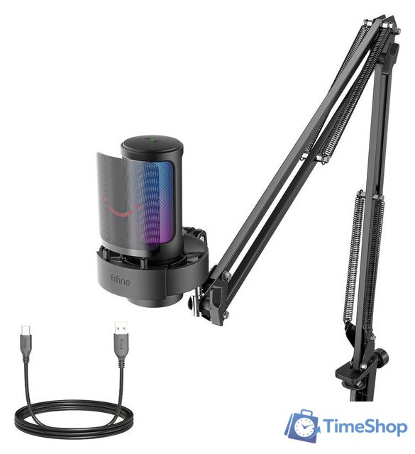 Проводной микрофон FIFINE A8T (черный) - Изображение №5 — Интернет-магазин Time-Shop