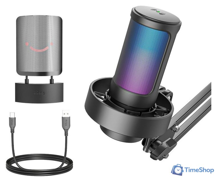 Проводной микрофон FIFINE A8T (черный) - Изображение №4 — Интернет-магазин Time-Shop