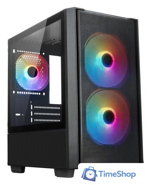 Корпус XASTRA A400M 3FRGB (черный) - Изображение №1 — Интернет-магазин Time-Shop