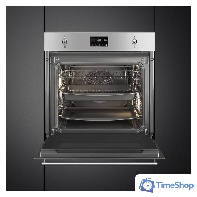 Электрический духовой шкаф Smeg SO6302TX - Изображение №3 — Интернет-магазин Time-Shop