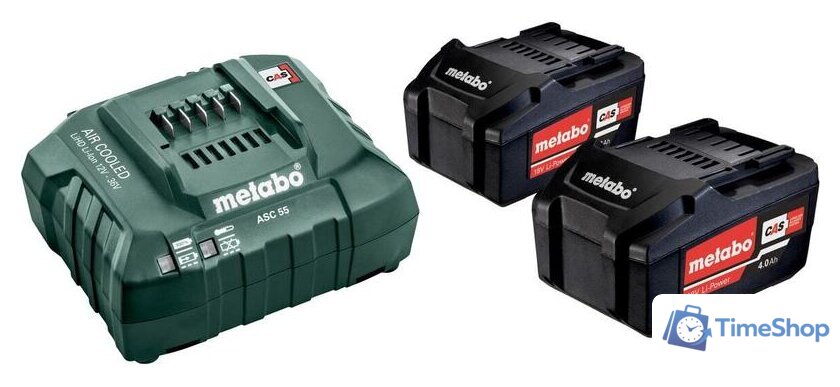 Аккумулятор с зарядным устройством Metabo 685050000 (18В/4 Ah + 12-36В) - Изображение №1 — Интернет-магазин Time-Shop