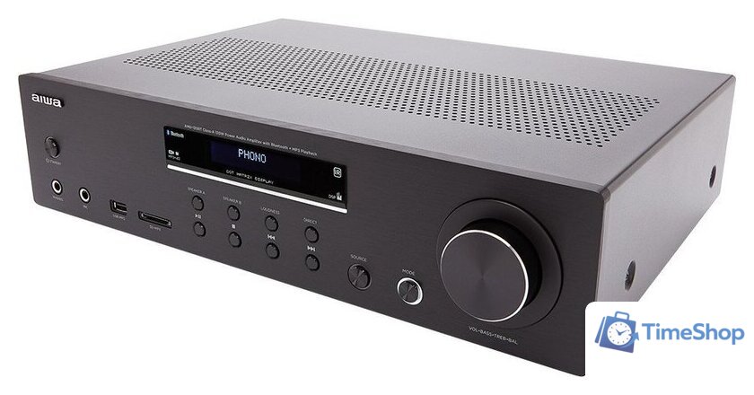 Интегральный усилитель Aiwa AMU-120BT (черный) - Изображение №5 — Интернет-магазин Time-Shop