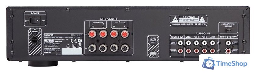 Интегральный усилитель Aiwa AMU-120BT (черный) - Изображение №7 — Интернет-магазин Time-Shop