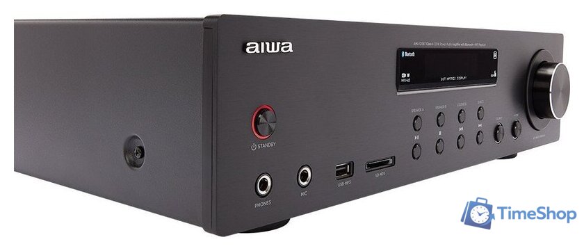 Интегральный усилитель Aiwa AMU-120BT (черный) - Изображение №4 — Интернет-магазин Time-Shop