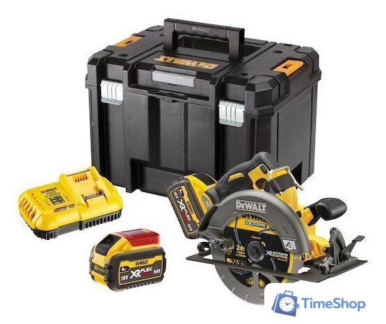 Дисковая (циркулярная) пила DeWalt DCS578X2 (с 2-мя АКБ, кейс) - Изображение №1 — Интернет-магазин Time-Shop