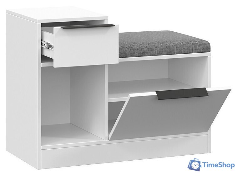 Банкетка Трия Агата комбинированная (белый) - Изображение №5 — Интернет-магазин Time-Shop