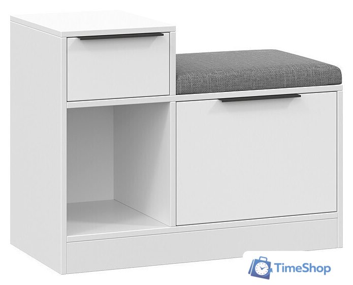 Банкетка Трия Агата комбинированная (белый) - Изображение №4 — Интернет-магазин Time-Shop