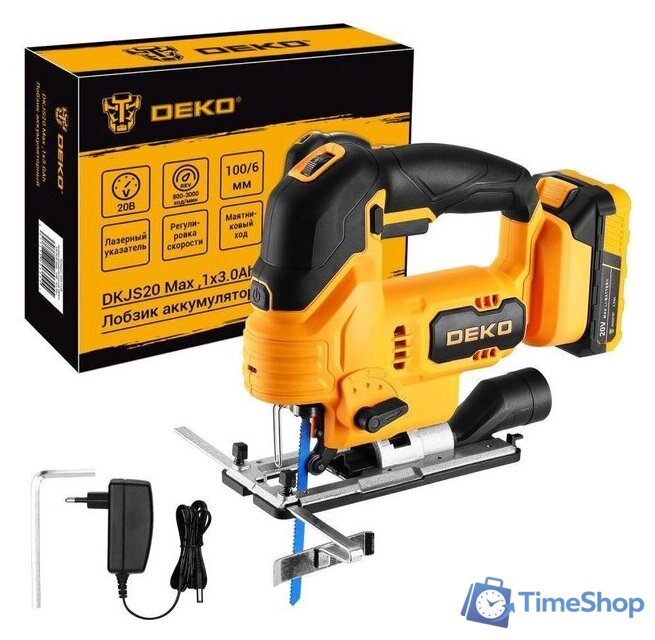 Электролобзик Deko DKJS20 Max 083-1126 (с 1-им АКБ) - Изображение №1 — Интернет-магазин Time-Shop
