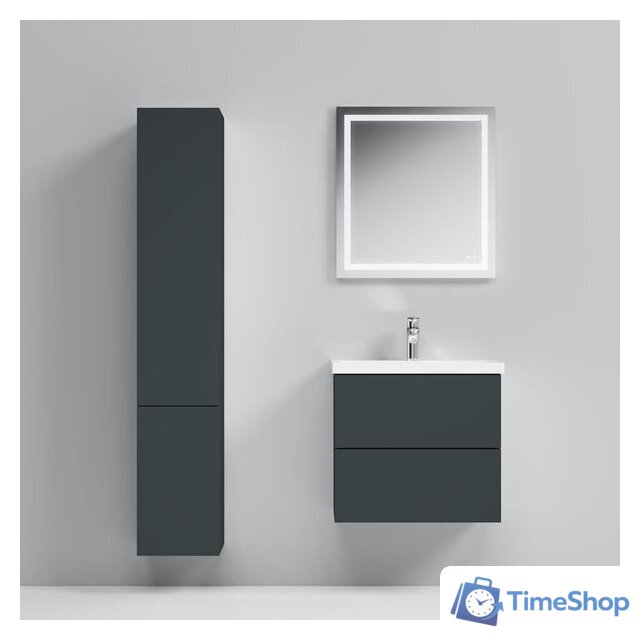  AM.PM Тумба под умывальник Gem 60 M90FHX06022GM (2 ящика, графит) - Изображение №7 — Интернет-магазин Time-Shop