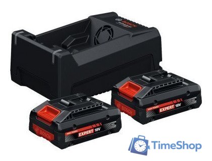 Аккумулятор с зарядным устройством Bosch 1600A0373J (18В/2x4 Ah + 10.8-18В) - Изображение №1 — Интернет-магазин Time-Shop