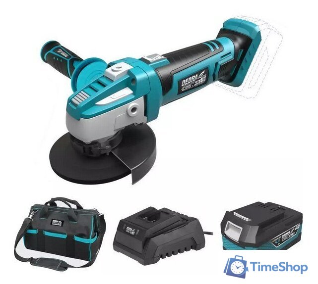Угловая шлифмашина Dedra DED7011 (с 1-им АКБ) - Изображение №1 — Интернет-магазин Time-Shop