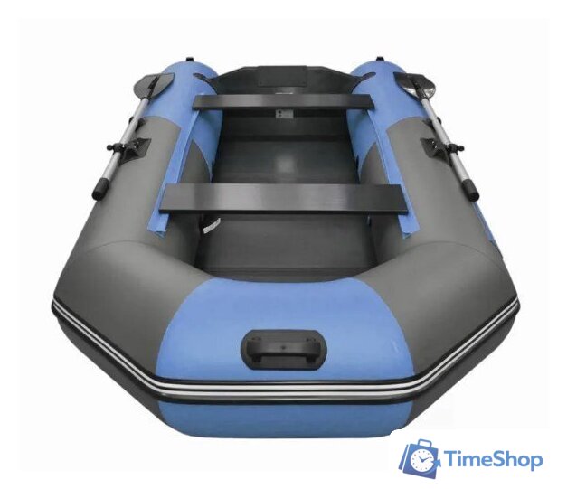 Моторно-гребная лодка Муссон 3000 С (серый/синий) - Изображение №6 — Интернет-магазин Time-Shop