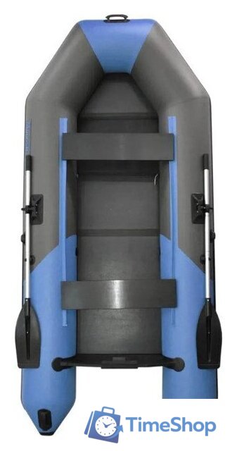 Моторно-гребная лодка Муссон 3000 С (серый/синий) - Изображение №1 — Интернет-магазин Time-Shop