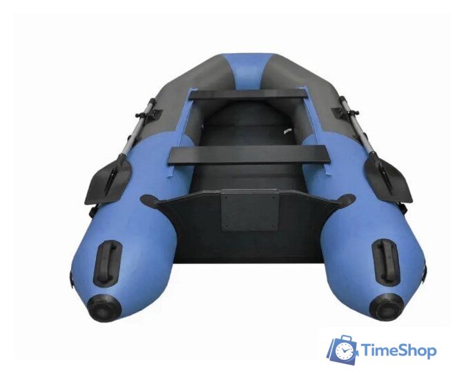 Моторно-гребная лодка Муссон 3000 С (серый/синий) - Изображение №5 — Интернет-магазин Time-Shop