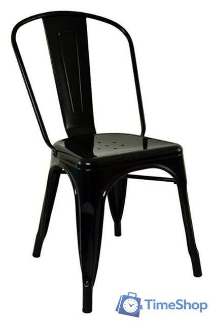 Стул Stool Group Tolix (черный глянцевый) - Изображение №1 — Интернет-магазин Time-Shop