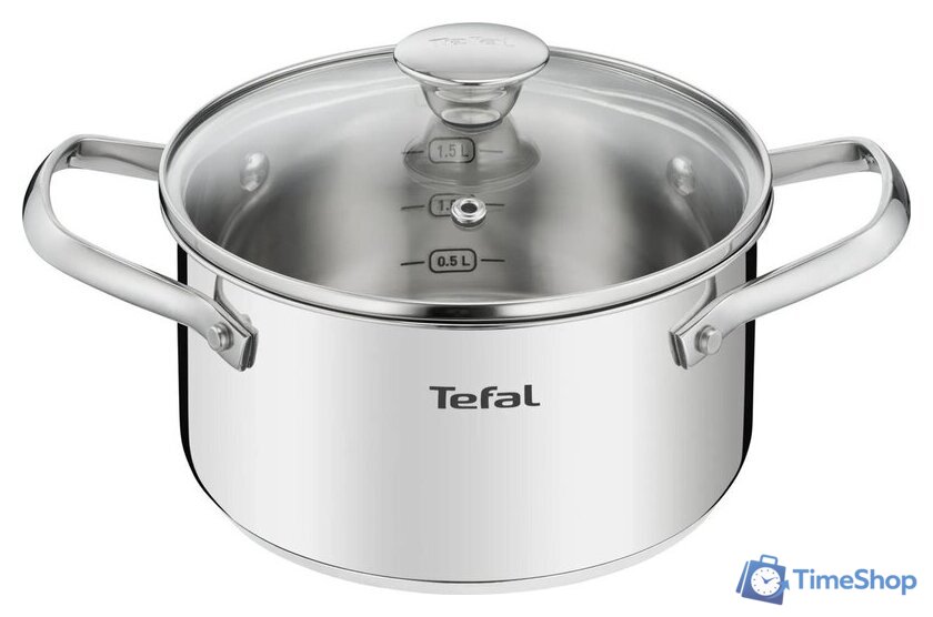 Набор кастрюль Tefal Cook Eat B921SA55 - Изображение №3 — Интернет-магазин Time-Shop