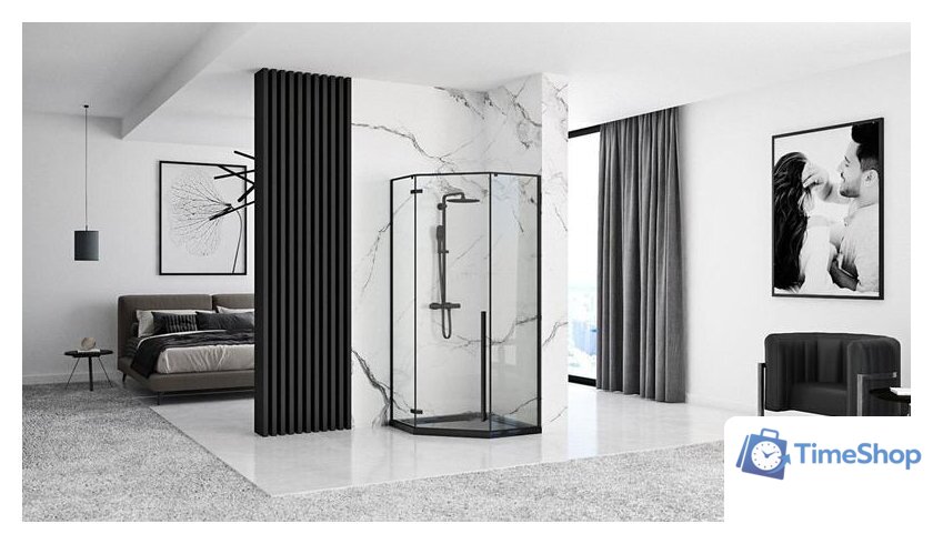 Душевой уголок Rea Diamond 90x90 - Изображение №7 — Интернет-магазин Time-Shop