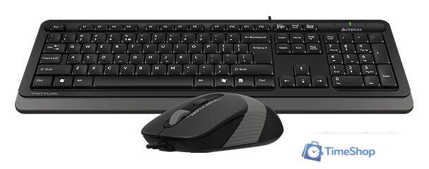 Офисный набор A4Tech Fstyler F1010 (черный/серый) - Изображение №2 — Интернет-магазин Time-Shop
