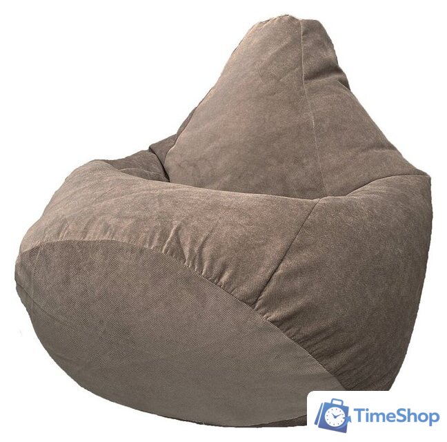 Кресло-мешок Flagman Груша Мега Г3.5-74 Verona 74 (744) (Dark Brown) - Изображение №1 — Интернет-магазин Time-Shop