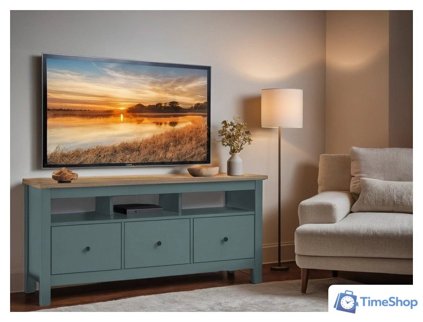 Тумба Mio Tesoro Сага 3 ящика 2.08.03.090.16 (темно-бирюзовый/ясень) - Изображение №4 — Интернет-магазин Time-Shop