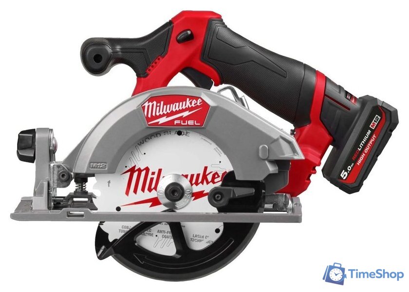 Дисковая (циркулярная) пила Milwaukee M12 FCS442-502X 4933493489 (с 2-мя АКБ, кейс) - Изображение №2 — Интернет-магазин Time-Shop