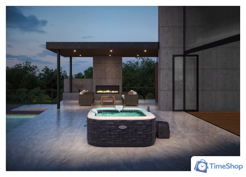 Надувной бассейн Intex Greystone Deluxe 28450 (175х71) - Изображение №8 — Интернет-магазин Time-Shop