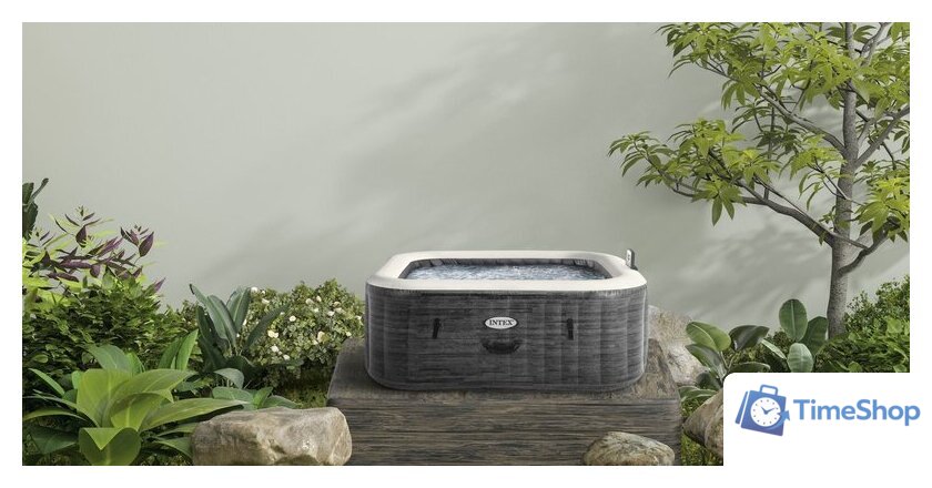 Надувной бассейн Intex Greystone Deluxe 28450 (175х71) - Изображение №6 — Интернет-магазин Time-Shop