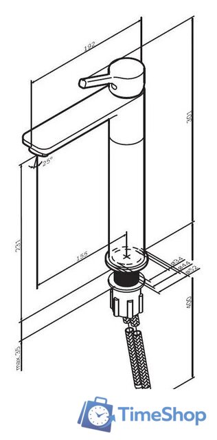 Смеситель AM.PM F88A92000 (хром) - Изображение №7 — Интернет-магазин Time-Shop