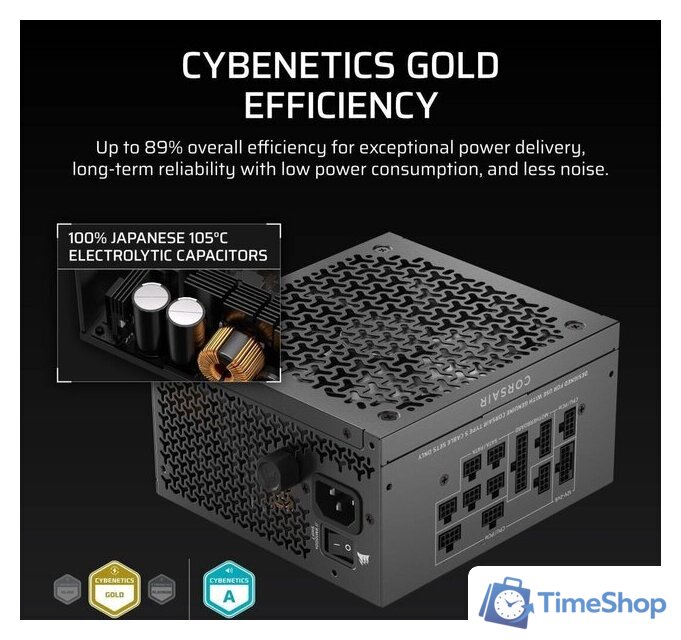 Блок питания Corsair RM1000x Shift CP-9020300-EU - Изображение №8 — Интернет-магазин Time-Shop