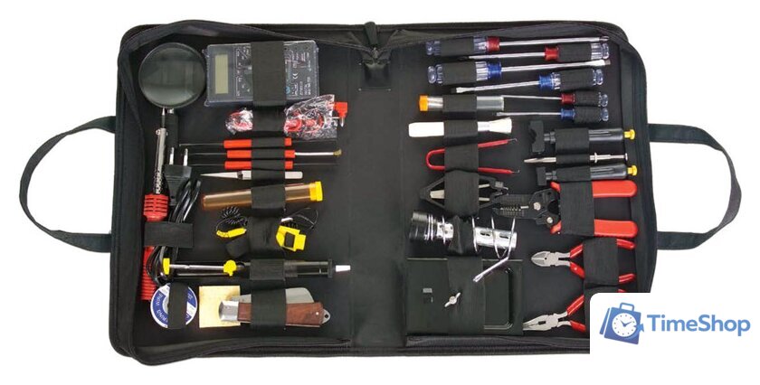 Электромонтажный набор Gembird TK-SOLDER 28 предметов - Изображение №1 — Интернет-магазин Time-Shop