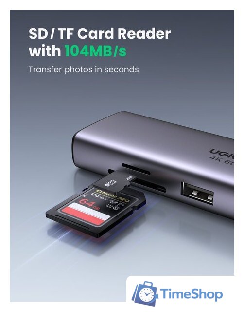 Док-станция Ugreen CM512 60515 - Изображение №5 — Интернет-магазин Time-Shop