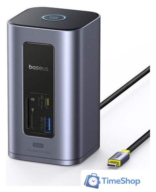 Док-станция Baseus Nomos NU1 Air Win 12-in-1 Docking Station B00568103813-00 - Изображение №5 — Интернет-магазин Time-Shop