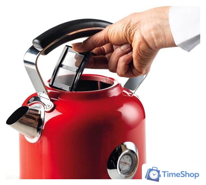 Электрический чайник Ariete Moderna 2854/00 (красный) - Изображение №6 — Интернет-магазин Time-Shop