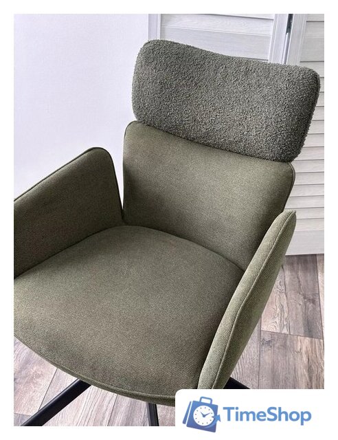 Стул M-City Леонардо 455M05729 (000 белый букле Soul /черный) - Изображение №6 — Интернет-магазин Time-Shop