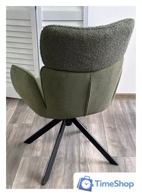 Стул M-City Леонардо 455M05729 (000 белый букле Soul /черный) - Изображение №5 — Интернет-магазин Time-Shop