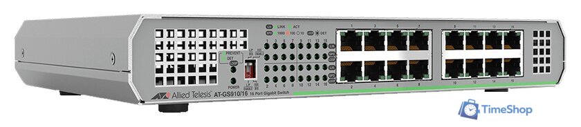 Неуправляемый коммутатор Allied Telesis AT-GS910/16 - Изображение №1 — Интернет-магазин Time-Shop