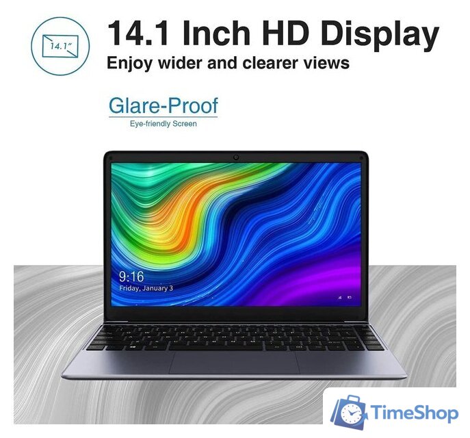 Ноутбук Chuwi HeroBook Pro N4020 8GB+256GB Win11 Home - Изображение №5 — Интернет-магазин Time-Shop