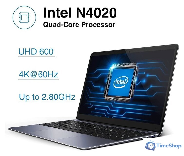 Ноутбук Chuwi HeroBook Pro N4020 8GB+256GB Win11 Home - Изображение №6 — Интернет-магазин Time-Shop