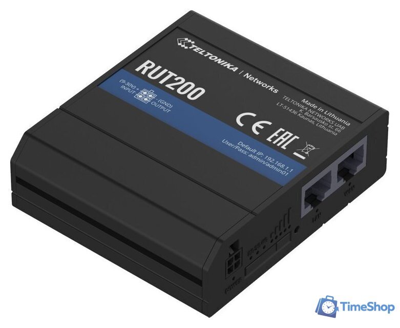 4G Wi-Fi роутер Teltonika RUT200 - Изображение №1 — Интернет-магазин Time-Shop