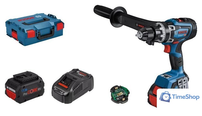 Ударная дрель-шуруповерт Bosch GSB 18V-150 C Professional 06019J5105 (с 2-мя АКБ 8 Ач, кейс) - Изображение №1 — Интернет-магазин Time-Shop
