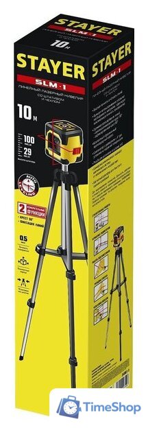 Лазерный нивелир Stayer SLM-1 34961-1 - Изображение №7 — Интернет-магазин Time-Shop