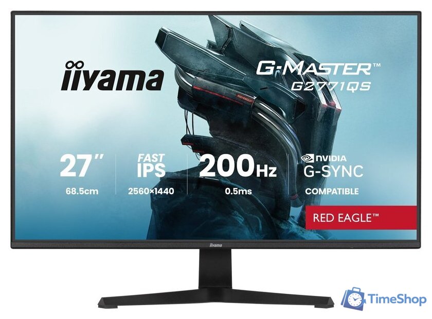 Игровой монитор iiyama G-Master Red Eagle G2771QS-B1 - Изображение №1 — Интернет-магазин Time-Shop