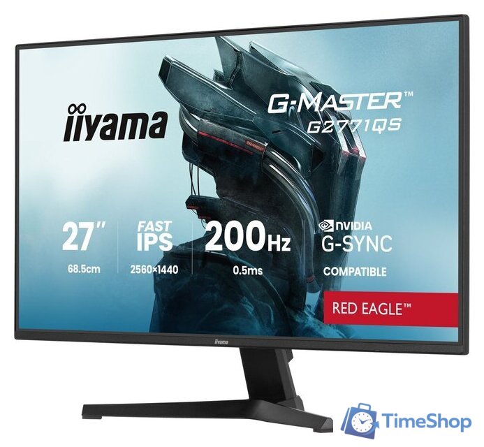 Игровой монитор iiyama G-Master Red Eagle G2771QS-B1 - Изображение №3 — Интернет-магазин Time-Shop