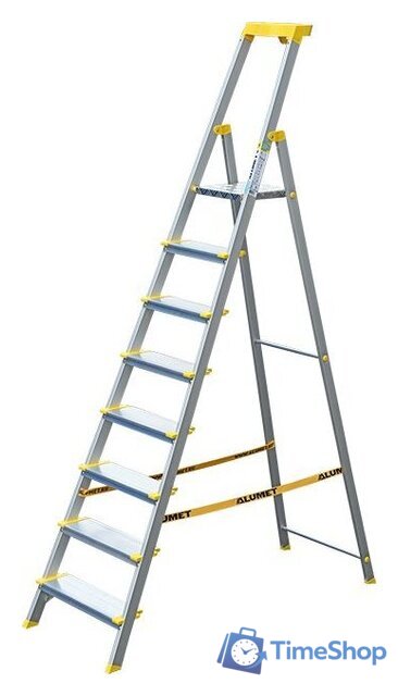 Лестница-стремянка Алюмет AS708AK015 - Изображение №1 — Интернет-магазин Time-Shop